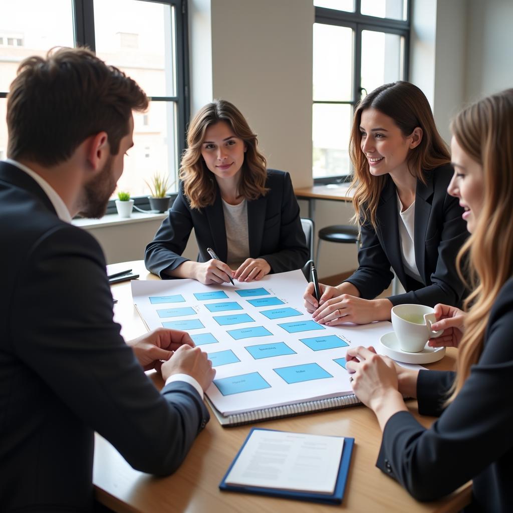 sales-team-using-the-blue-sheet-for-meeting-prep