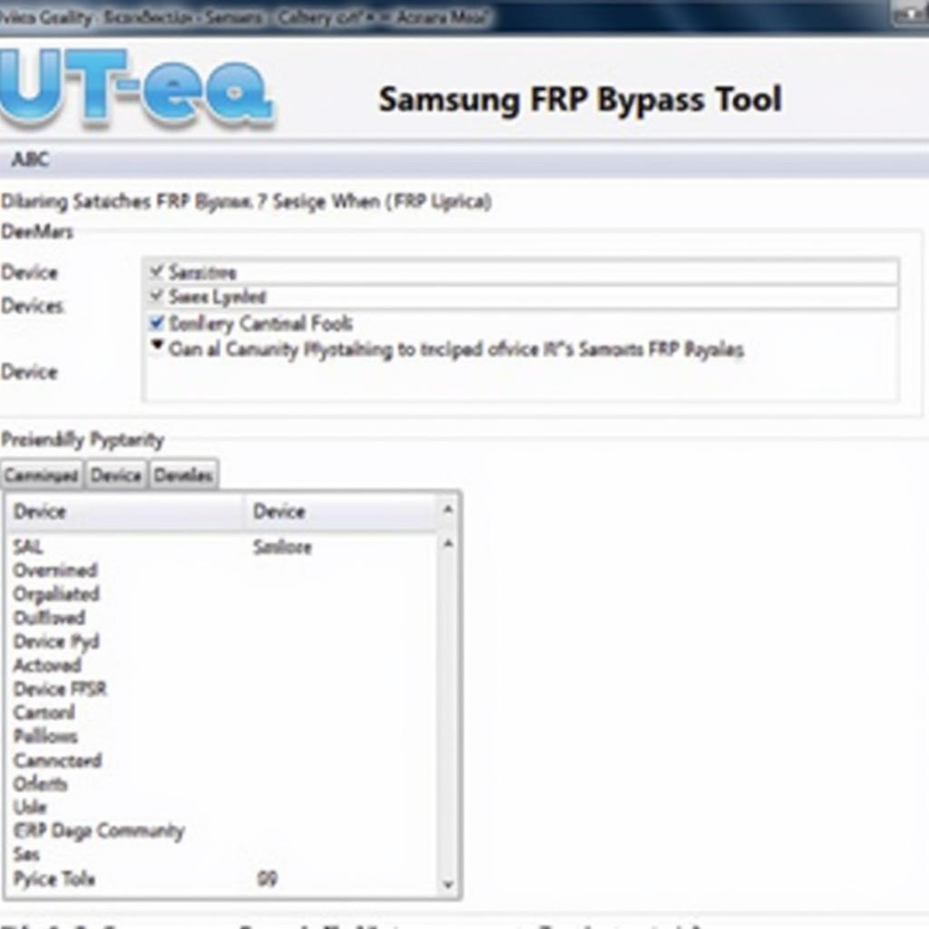 Samsung FRP Bypass Tool Screenshot