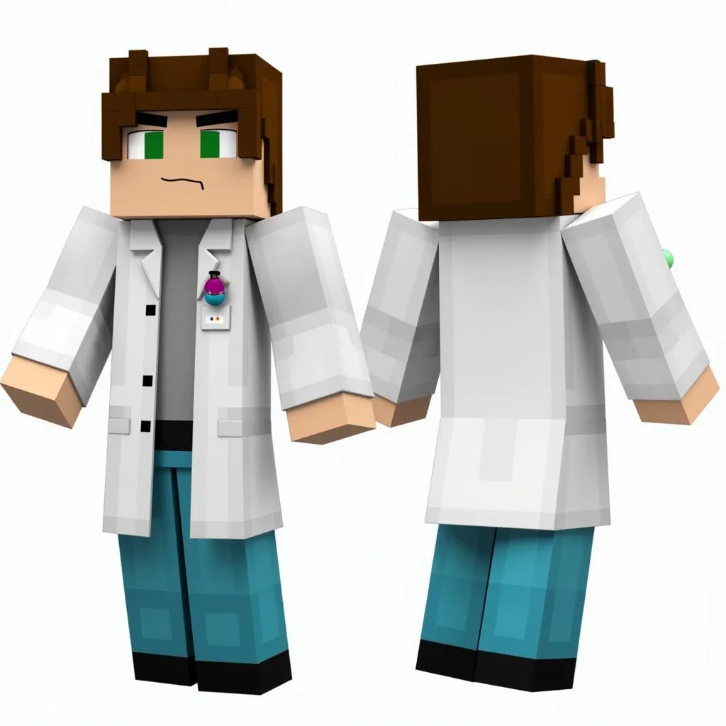 Minecraft Skin of Scientist