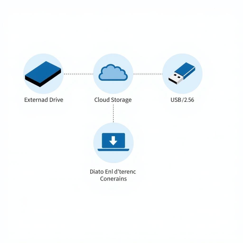 Secure Data Backup Illustration