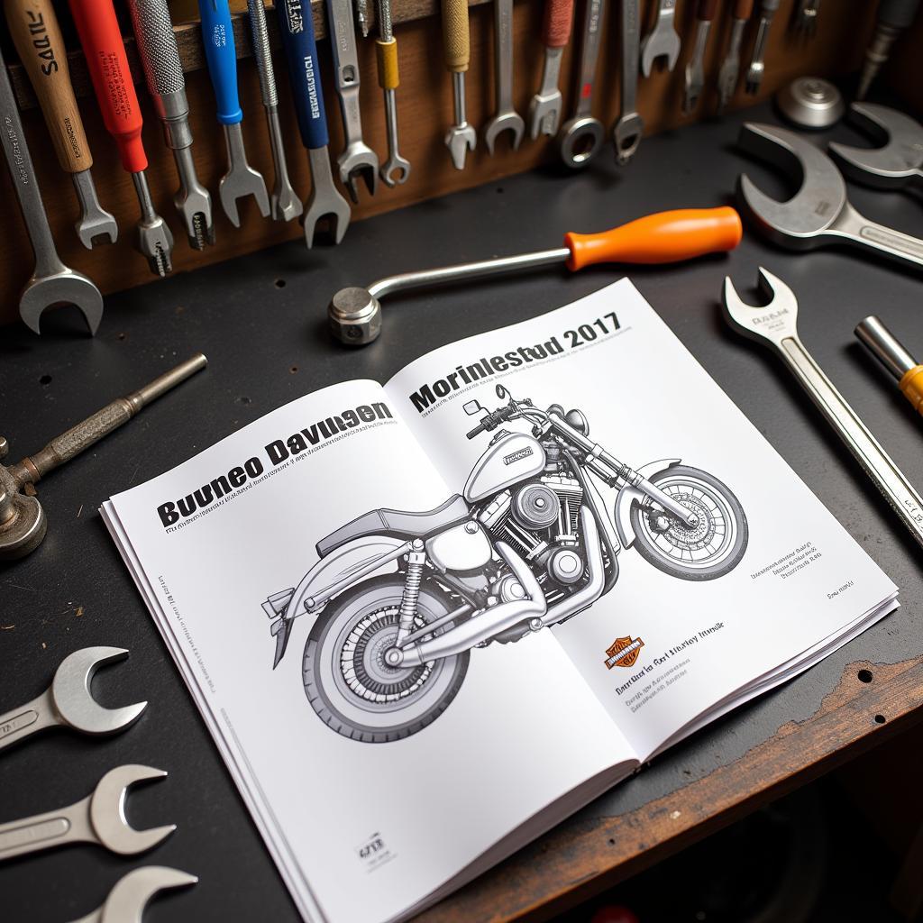 Essential Tools and a 2017 Harley-Davidson Service Manual