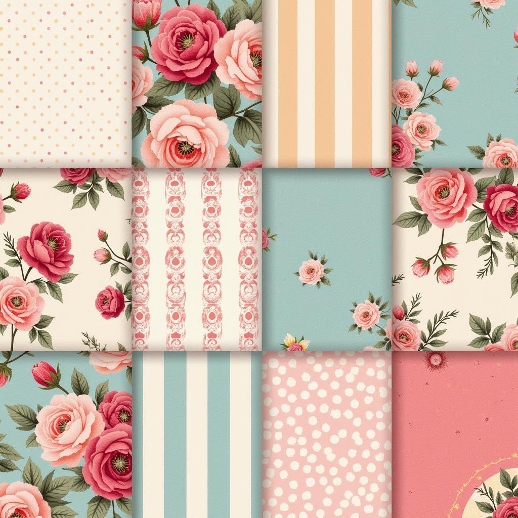 Shabby Chic Fabric Patterns