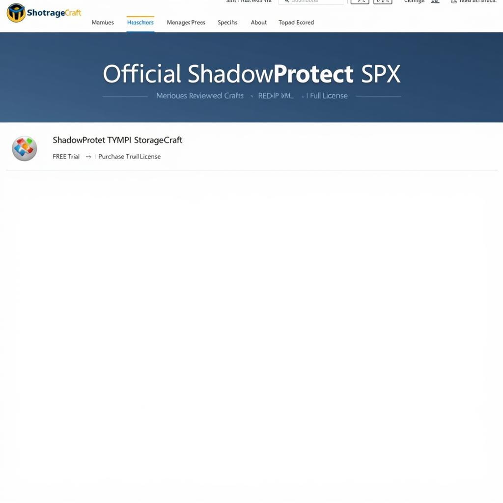 ShadowProtect SPX Download Page