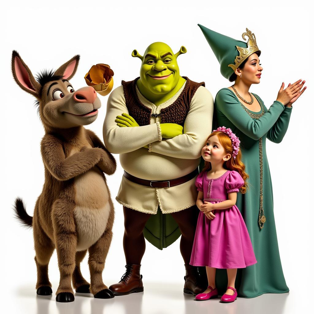 Shrek 2 Character Lineup