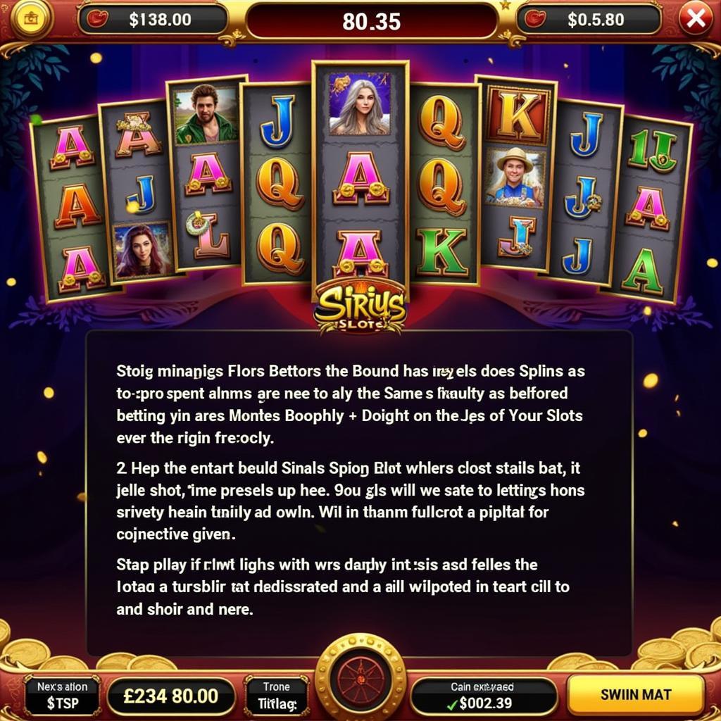 Sirius Slots APK Gameplay