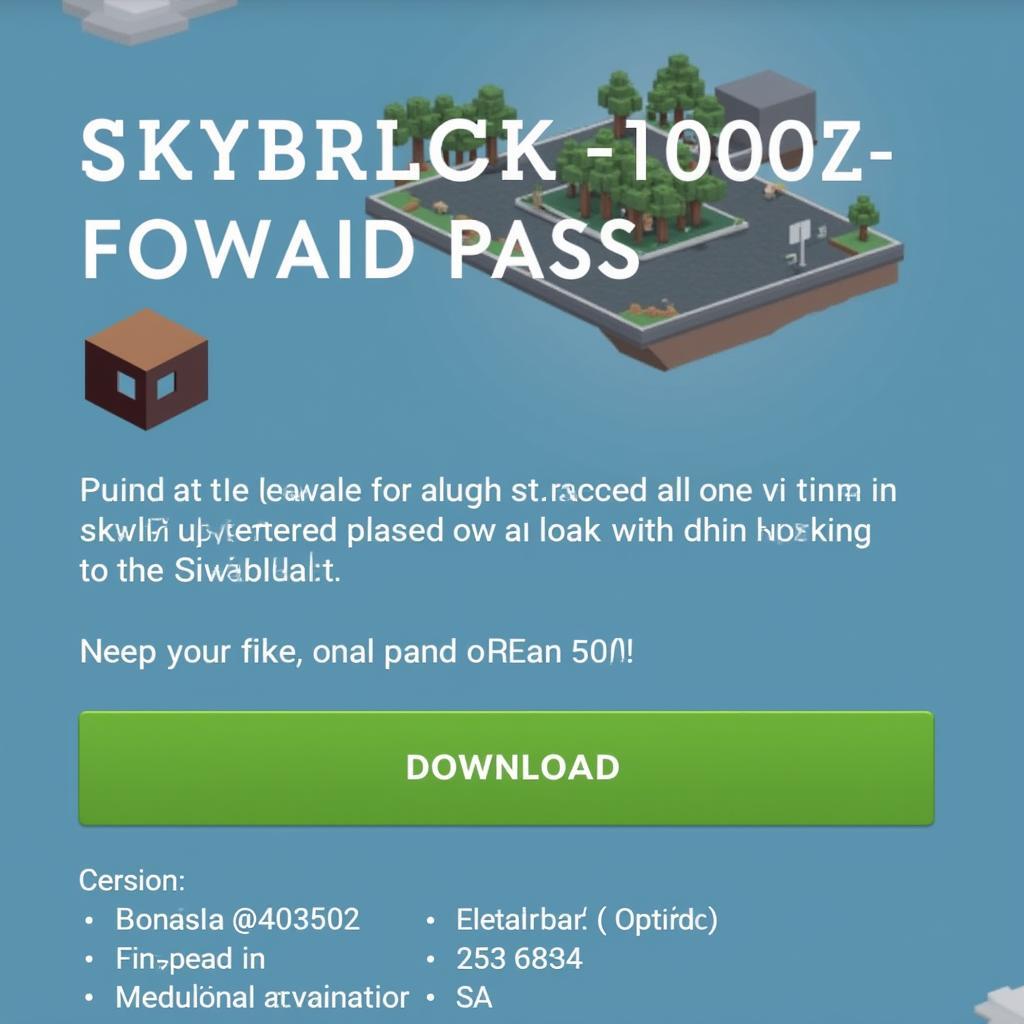 Skyblock World Download