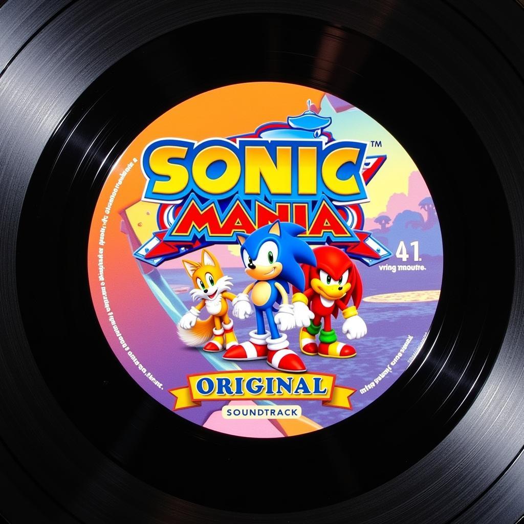 Sonic Mania soundtrack cover art