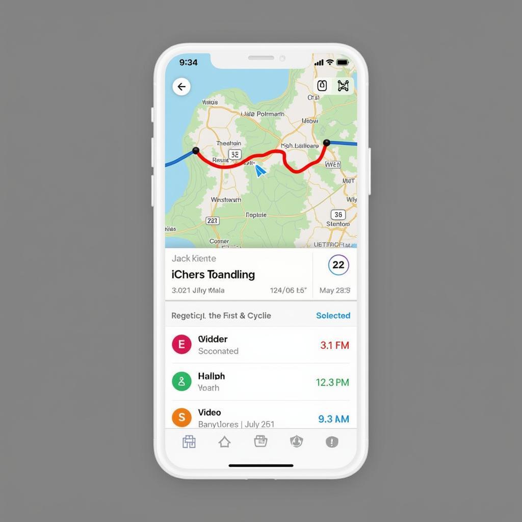 Sports Tracking App iOS Cycling