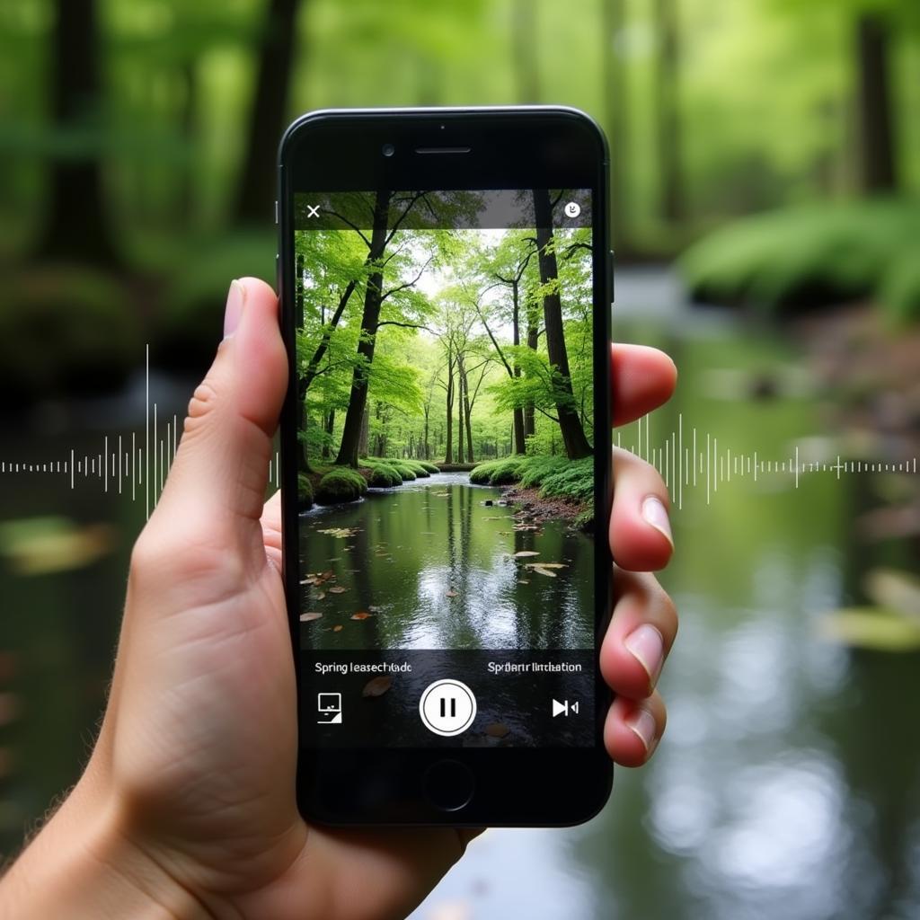 Enjoying Spring Peeper Sounds on Your Smartphone