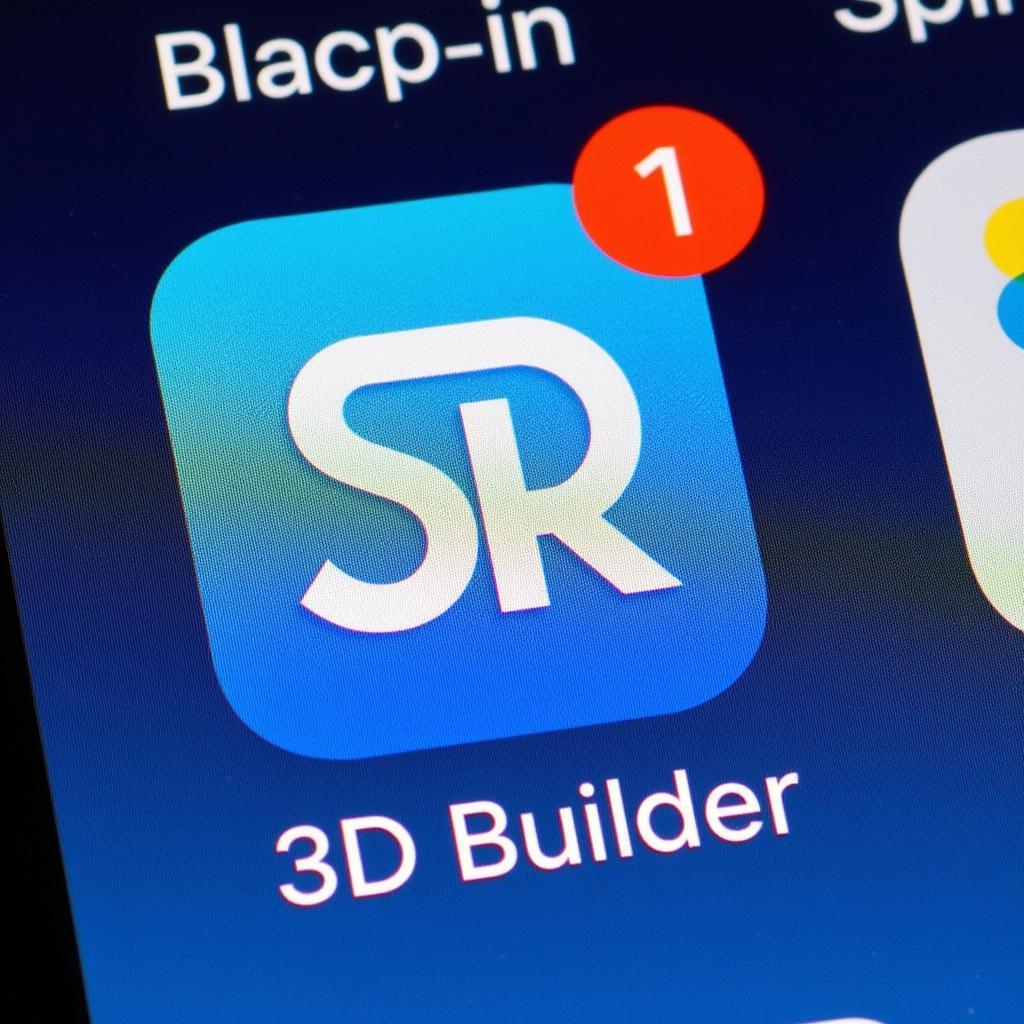 SR 3D Builder App Icon