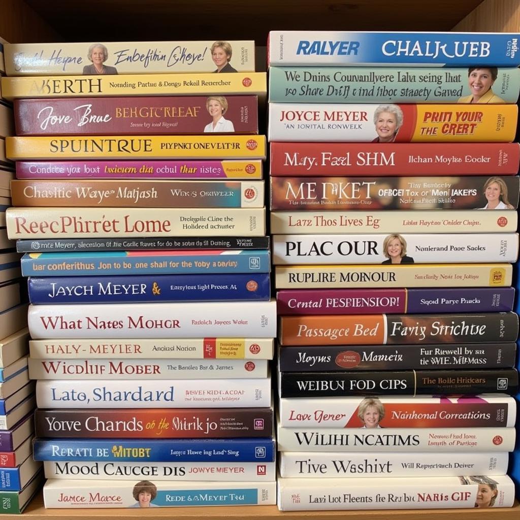 Collection of Joyce Meyer's best-selling books