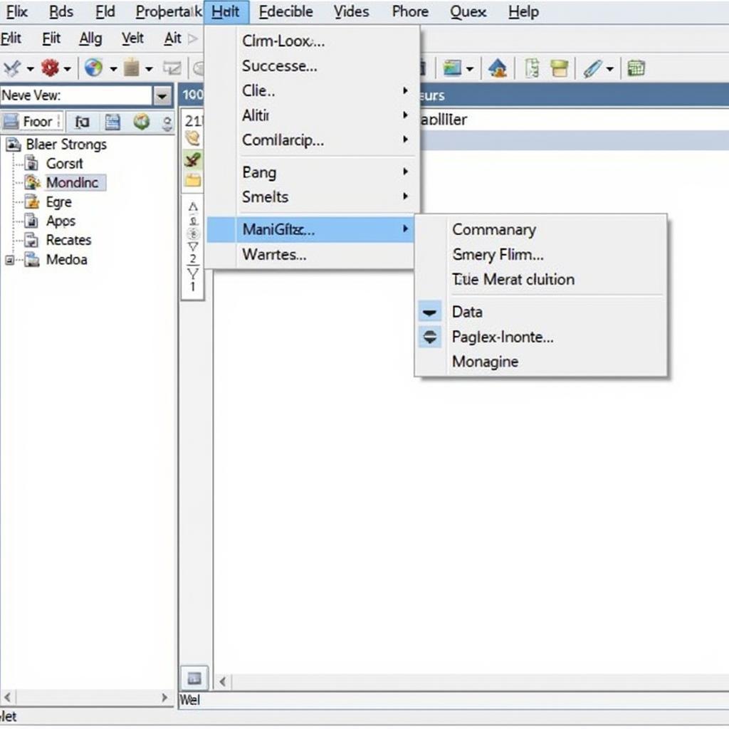 Stata software interface