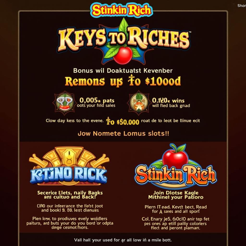 Stinkin Rich Slots Bonus Features