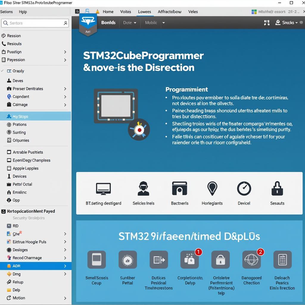 STM32CubeProgrammer interface