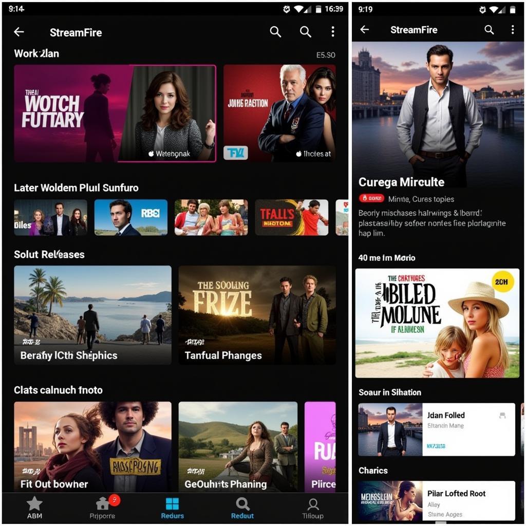 StreamFire APK Content Library