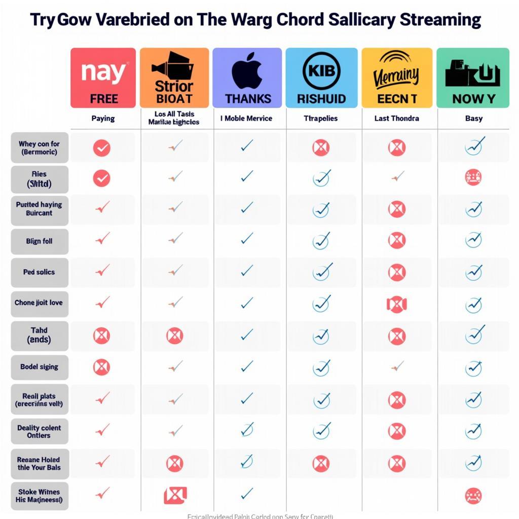 Comparing popular streaming services