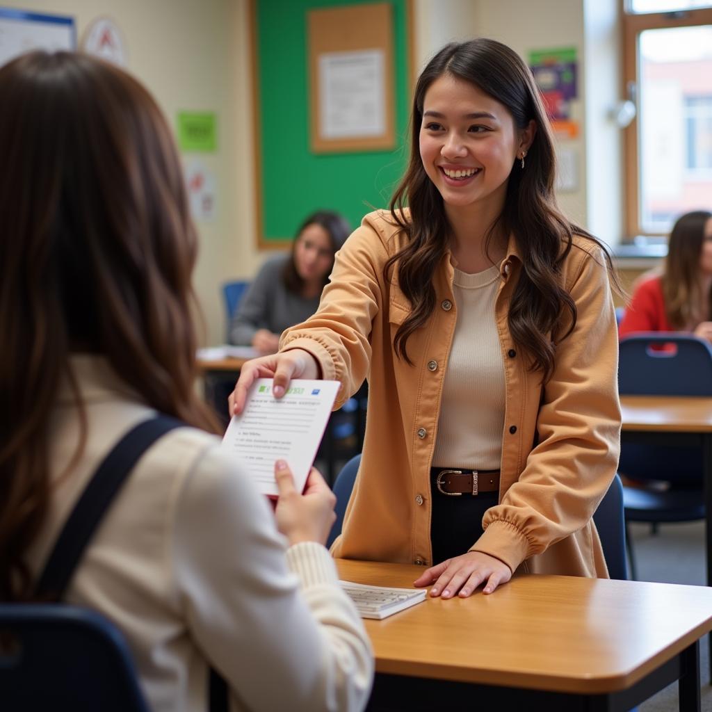 Student Using Homework Pass 