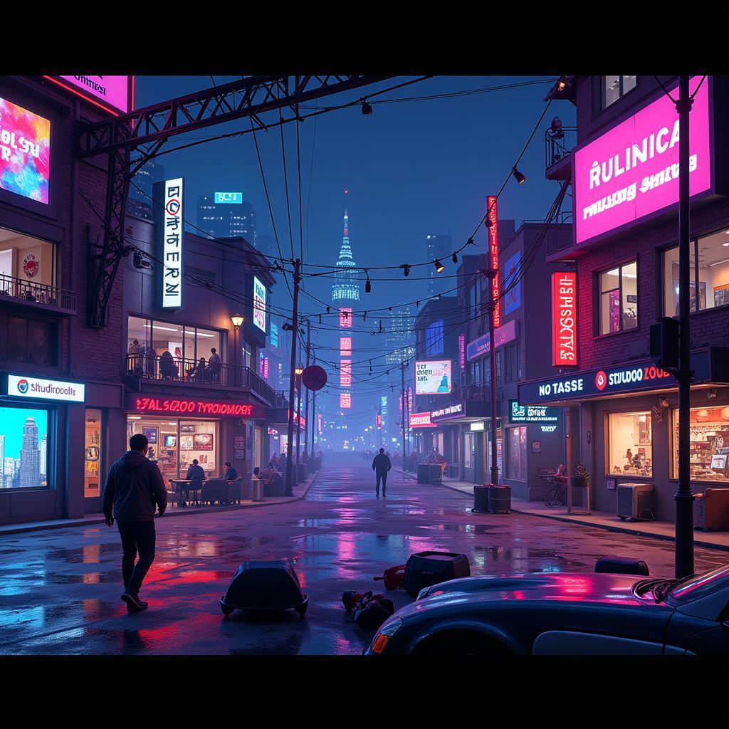 Studiopolis Zone In-Game Screenshot