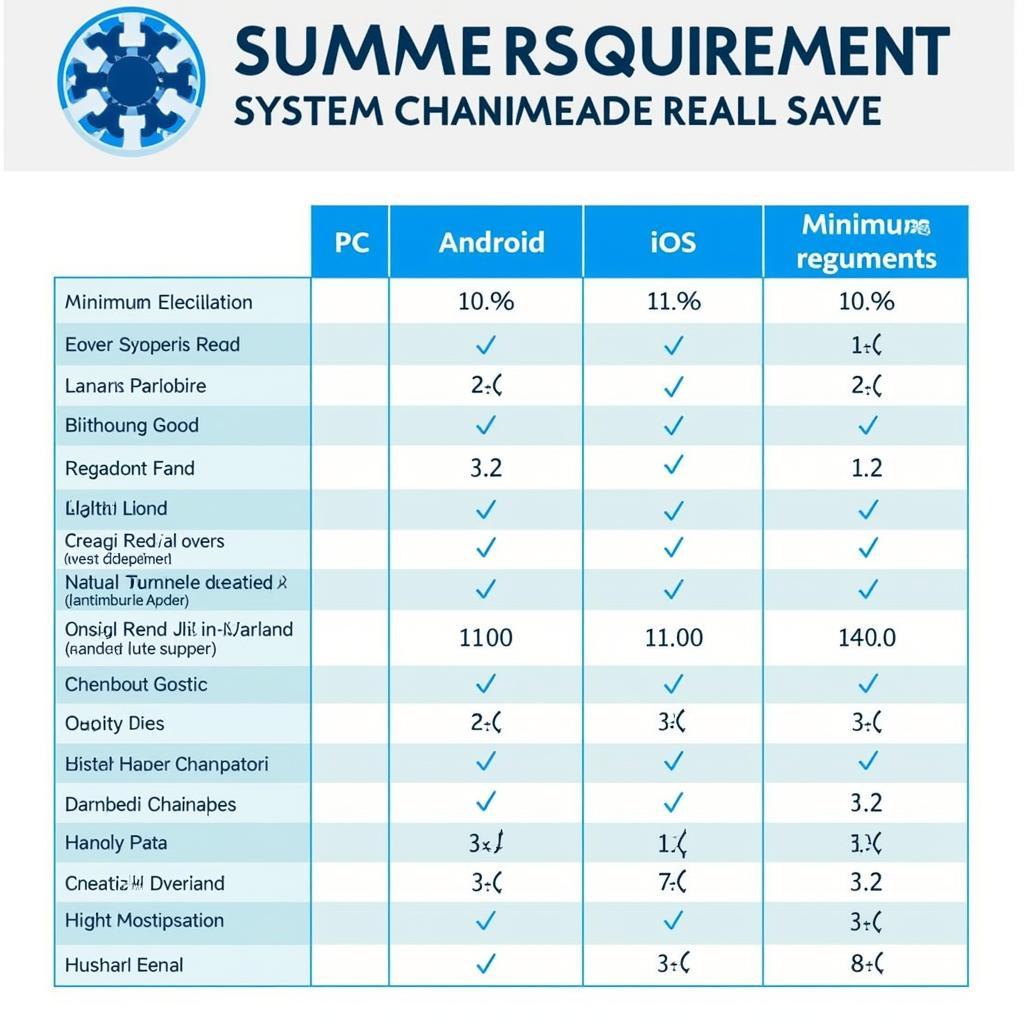 Summers Gone System Requirements