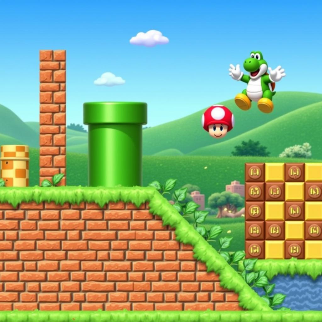 Super Mario 3D Land level design