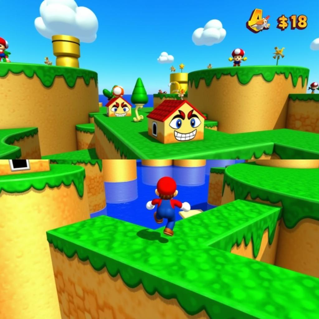 Super Mario 64 DS Gameplay