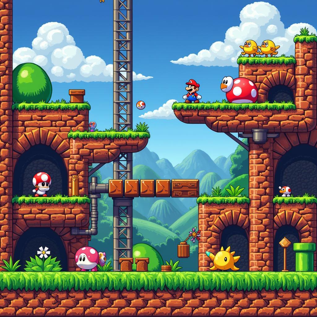 Super Mario Bros 3 Gameplay Screenshot