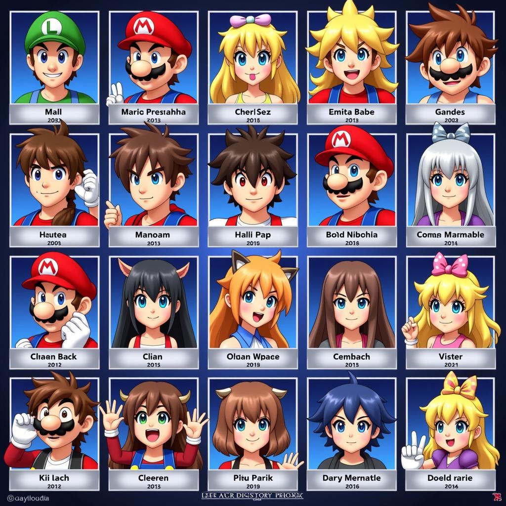 Super Smash Bros Brawl Character Select Screen