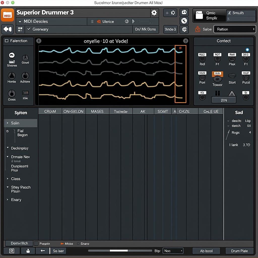 Superior Drummer 3 MIDI Editor