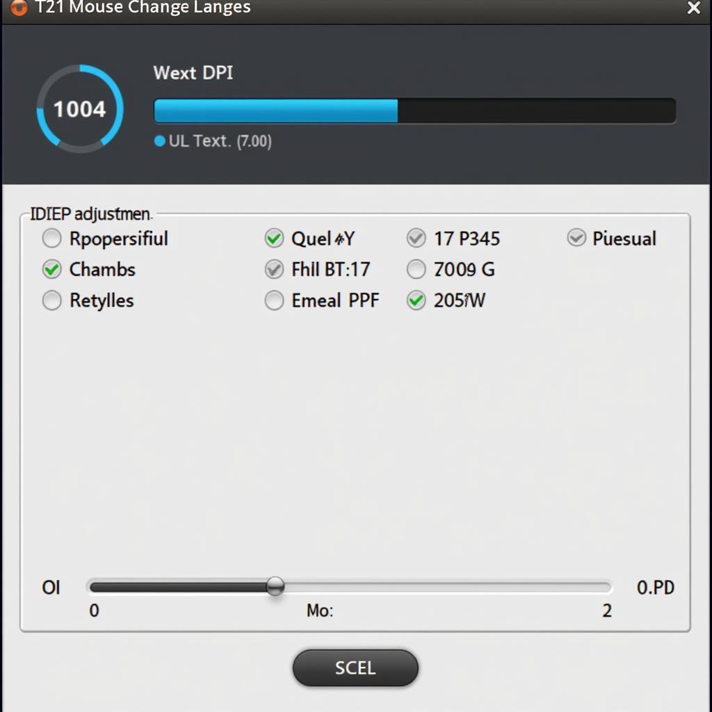 T21 Mouse DPI Settings