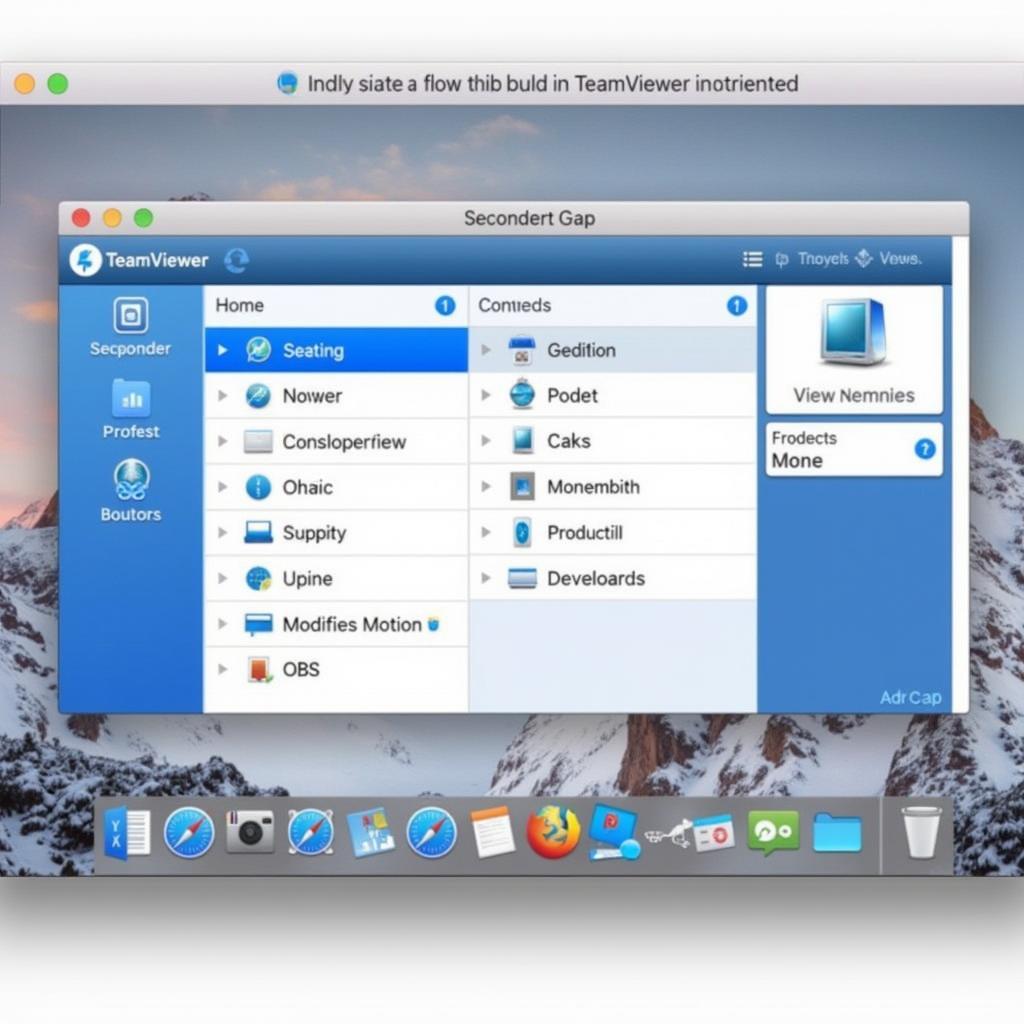 TeamViewer Remote Access on Mac