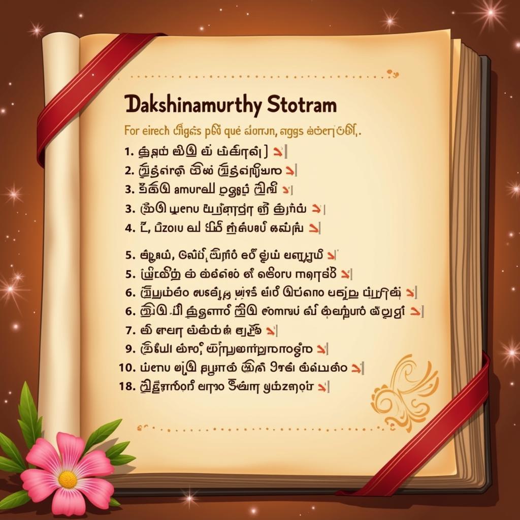 Dakshinamurthy Stotram in Telugu Script