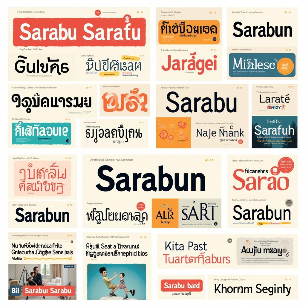 Thai Sarabun Font Examples