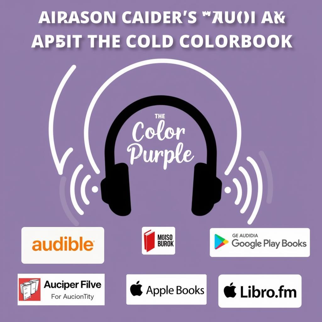 Audiobook platforms featuring The Color Purple