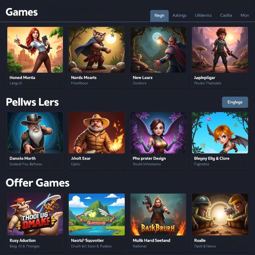 Thothub game categories