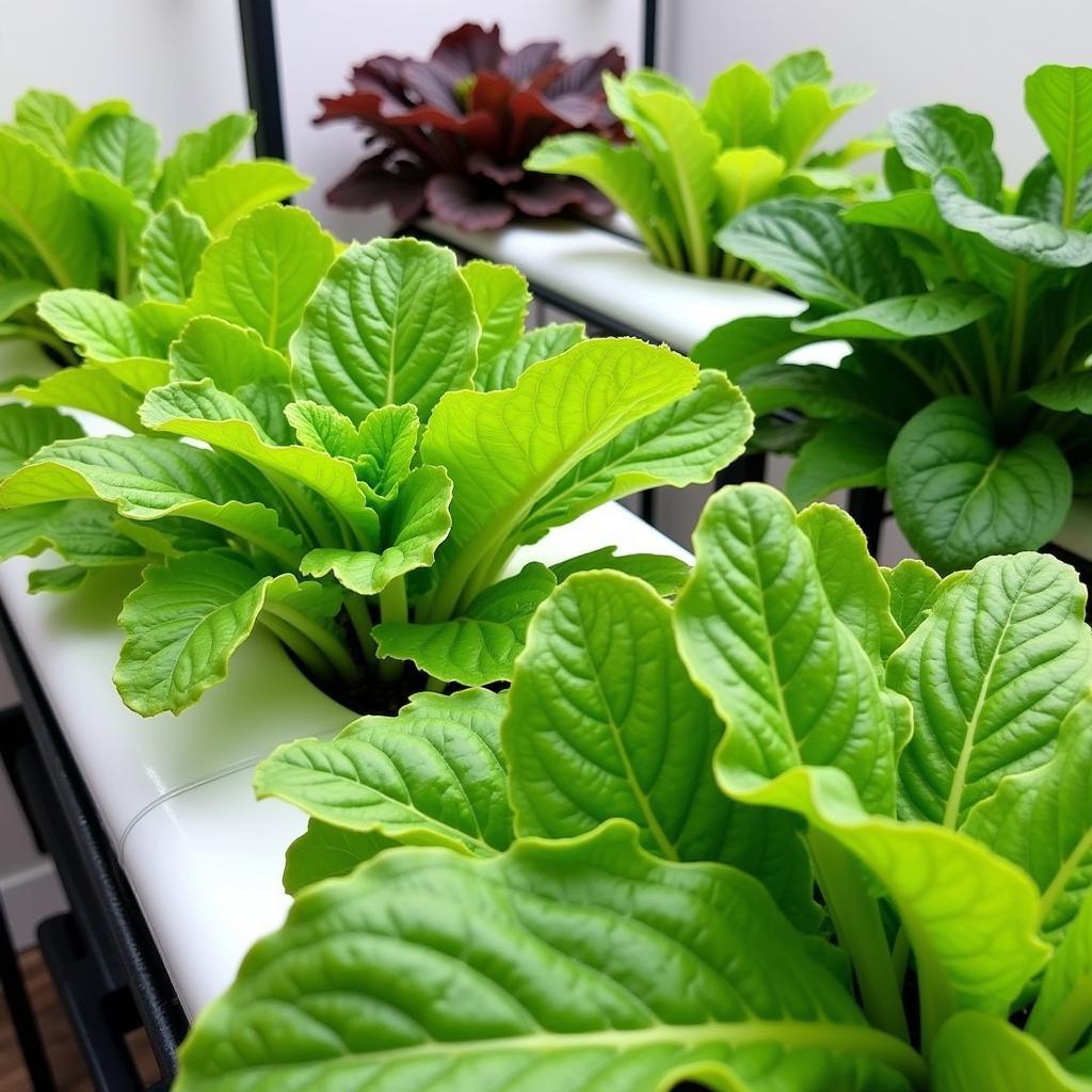 Example of a Thriving Hydroponic Garden