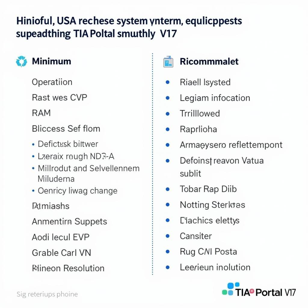 System requirements for TIA Portal V17