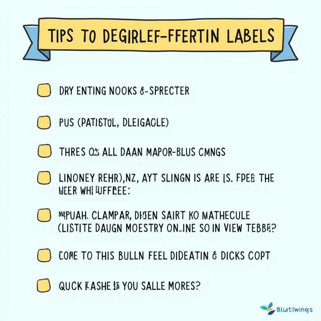 Tips for Designing Effective Labels