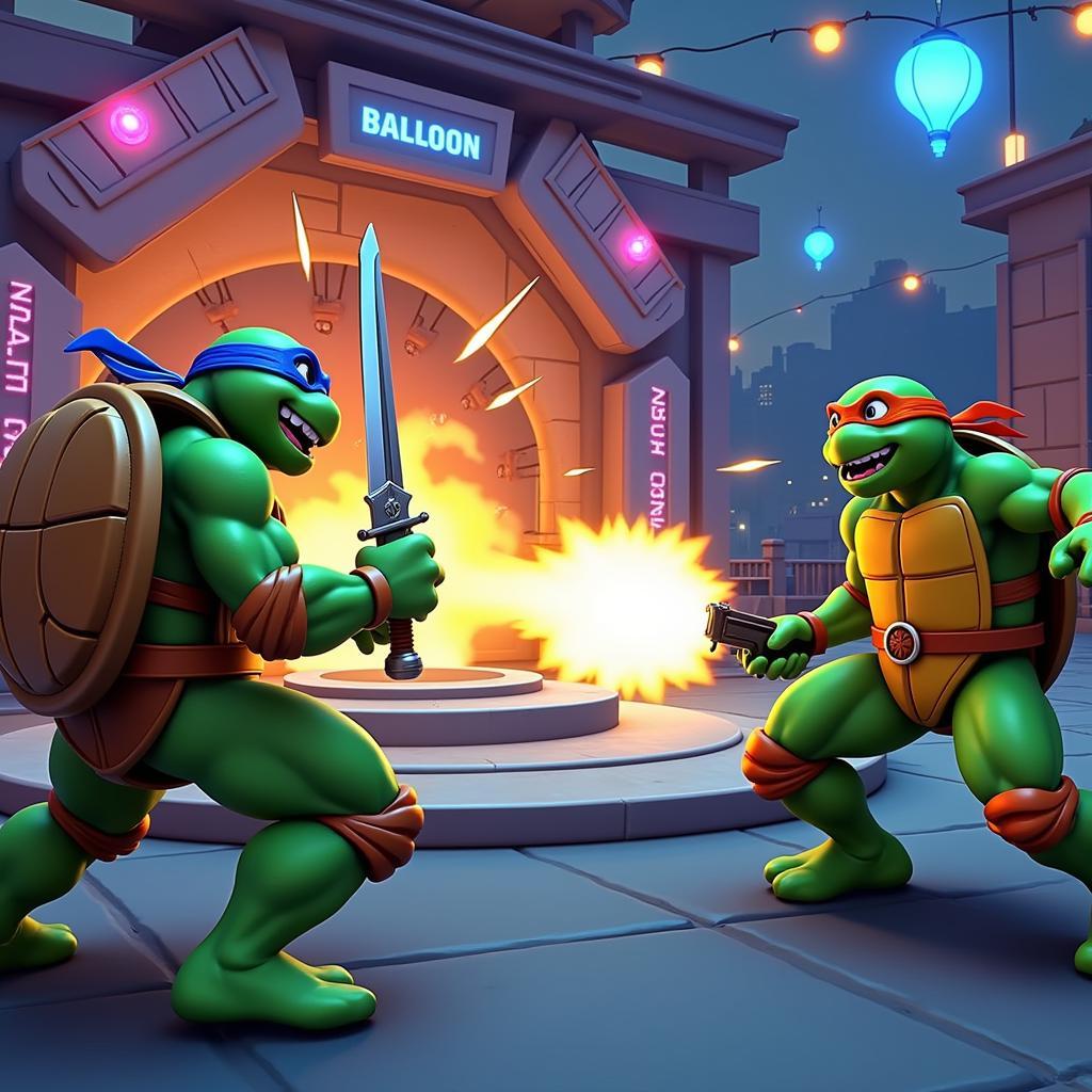 Teenage Mutant Ninja Turtles: Portal Power Gameplay