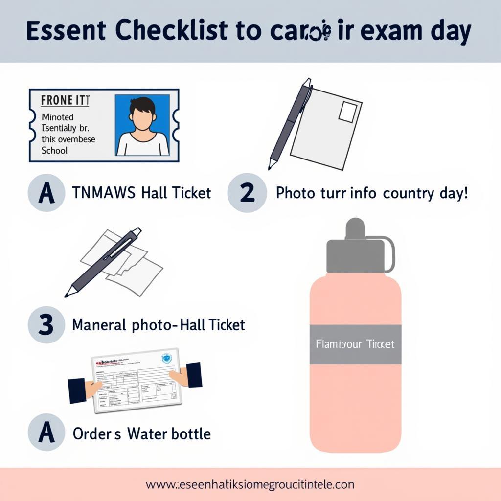 TNMAWS Exam Day Checklist