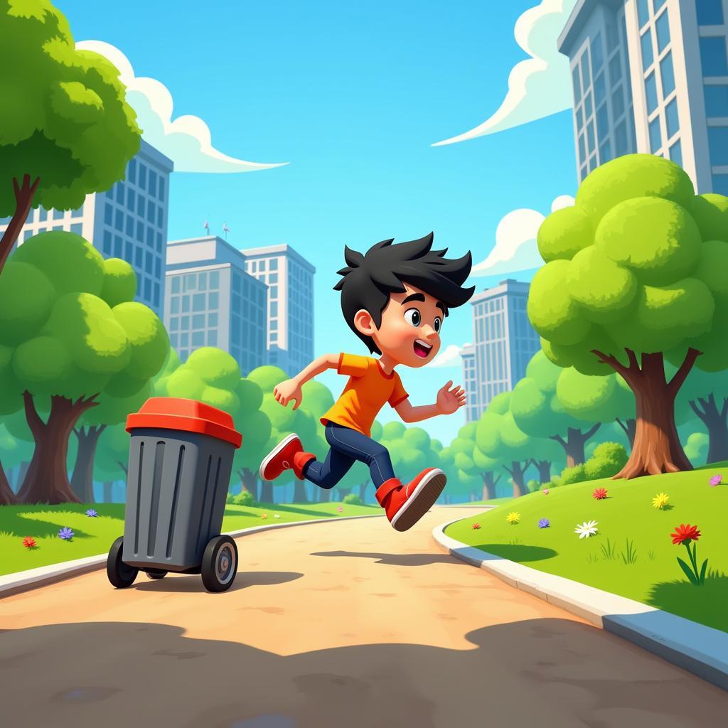 Trash Runners Gameplay Screenshot