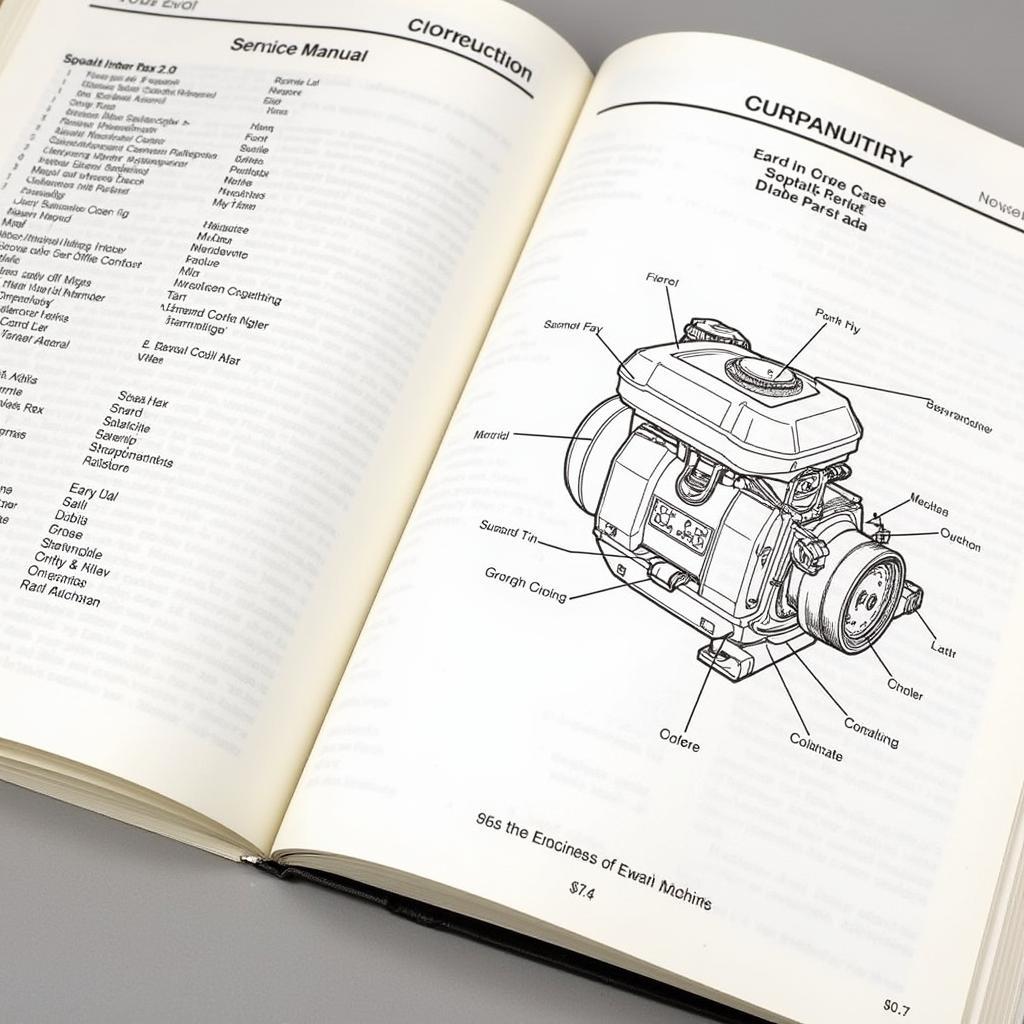 Using a Troy Bilt service manual to understand engine components