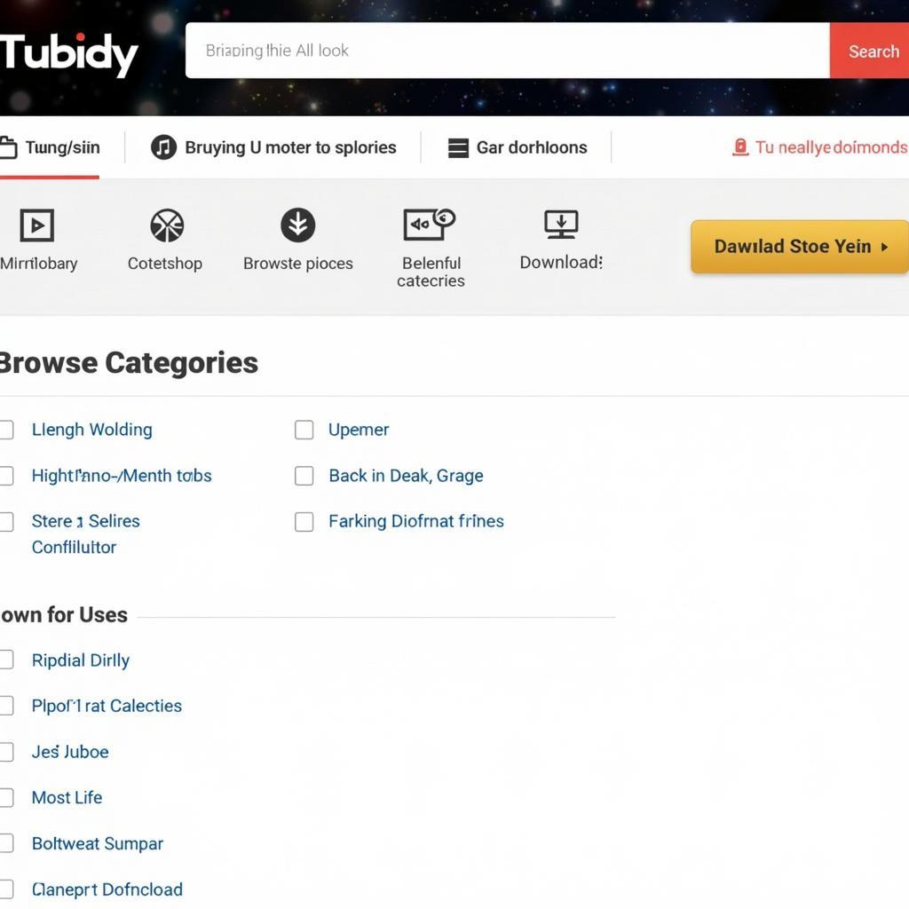 Tubidy MP3 Download Interface