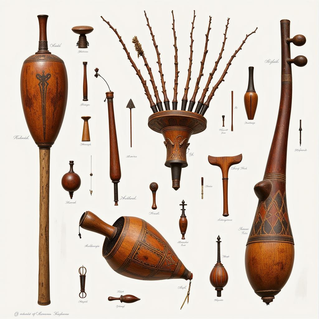 Traditional Ugandan Instruments