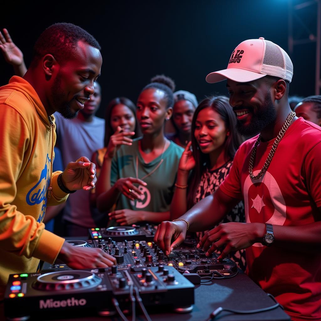 Ugandan Music Fans Enjoying Dj Gravity Omuzibu