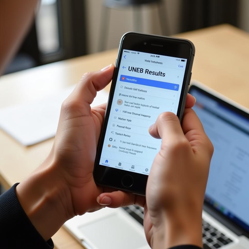 UNEB Results on Mobile