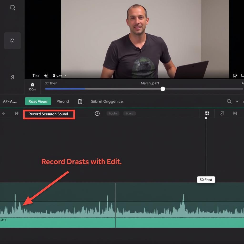 How to use a "record scratch" sound effect