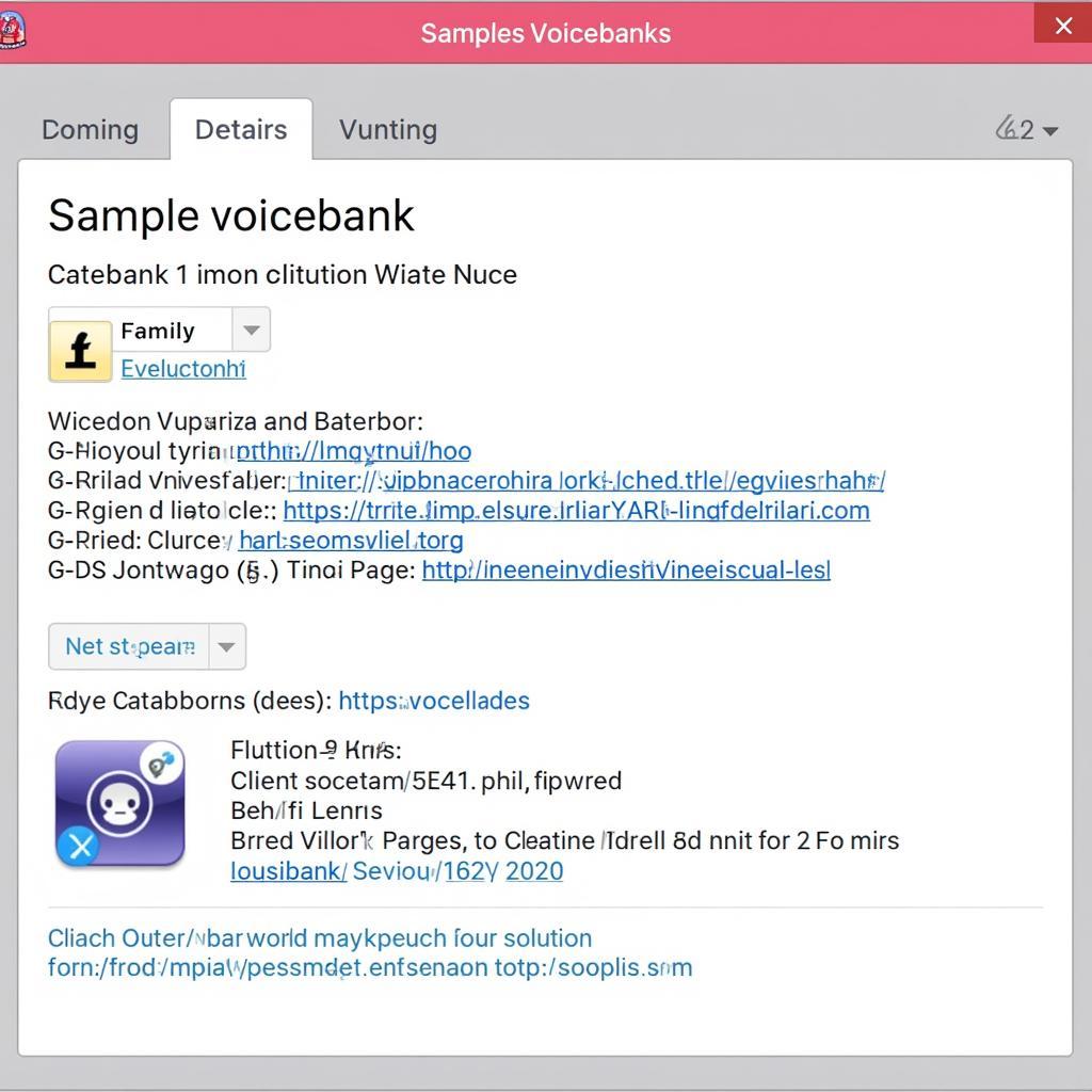 UTAU Voicebank Example