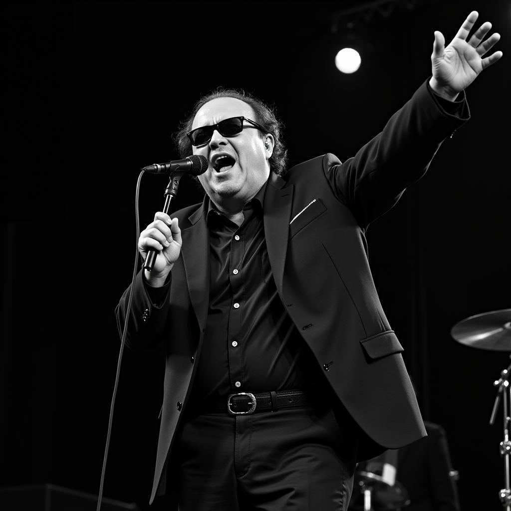 Van Morrison Performing Domino Live