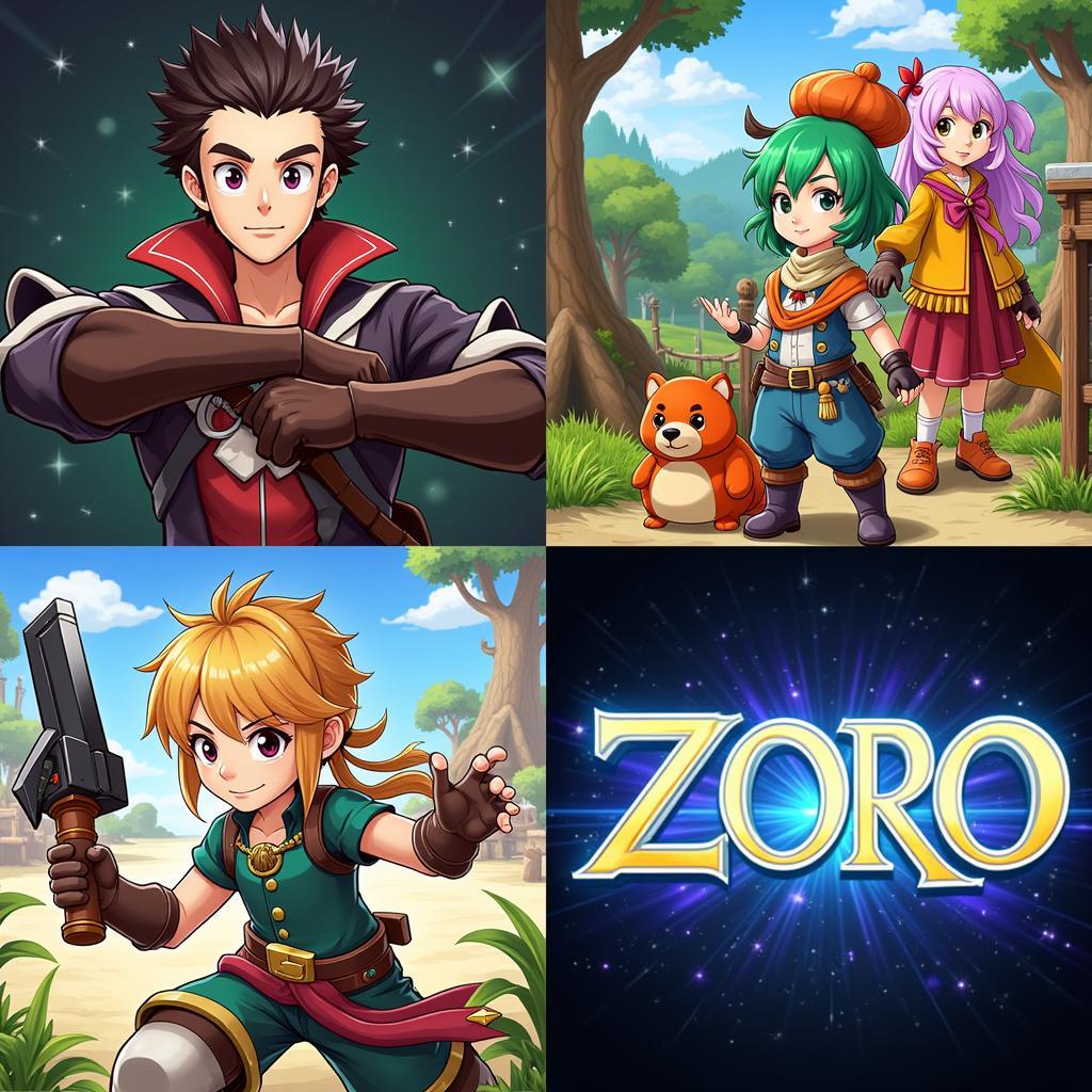 Various Zoro Game Genres