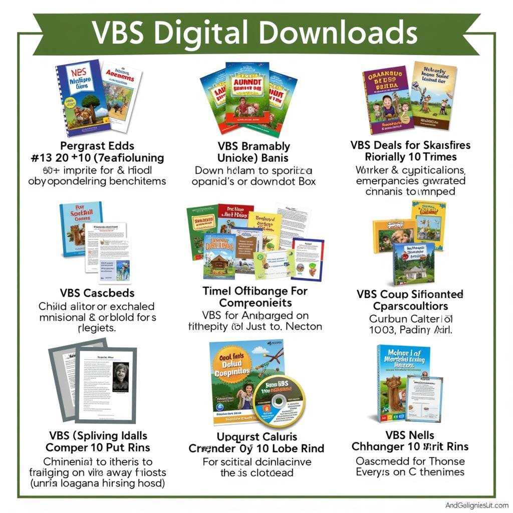 Types of VBS Digital Downloads